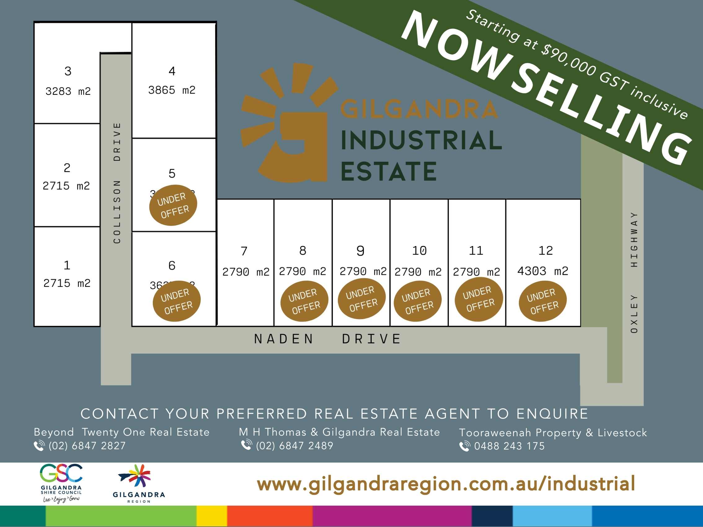 Gilgandra Industrial Estate Map